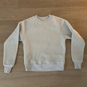 Everlane Teddy Fleece Raglan Sweatshirt - Cream - XS